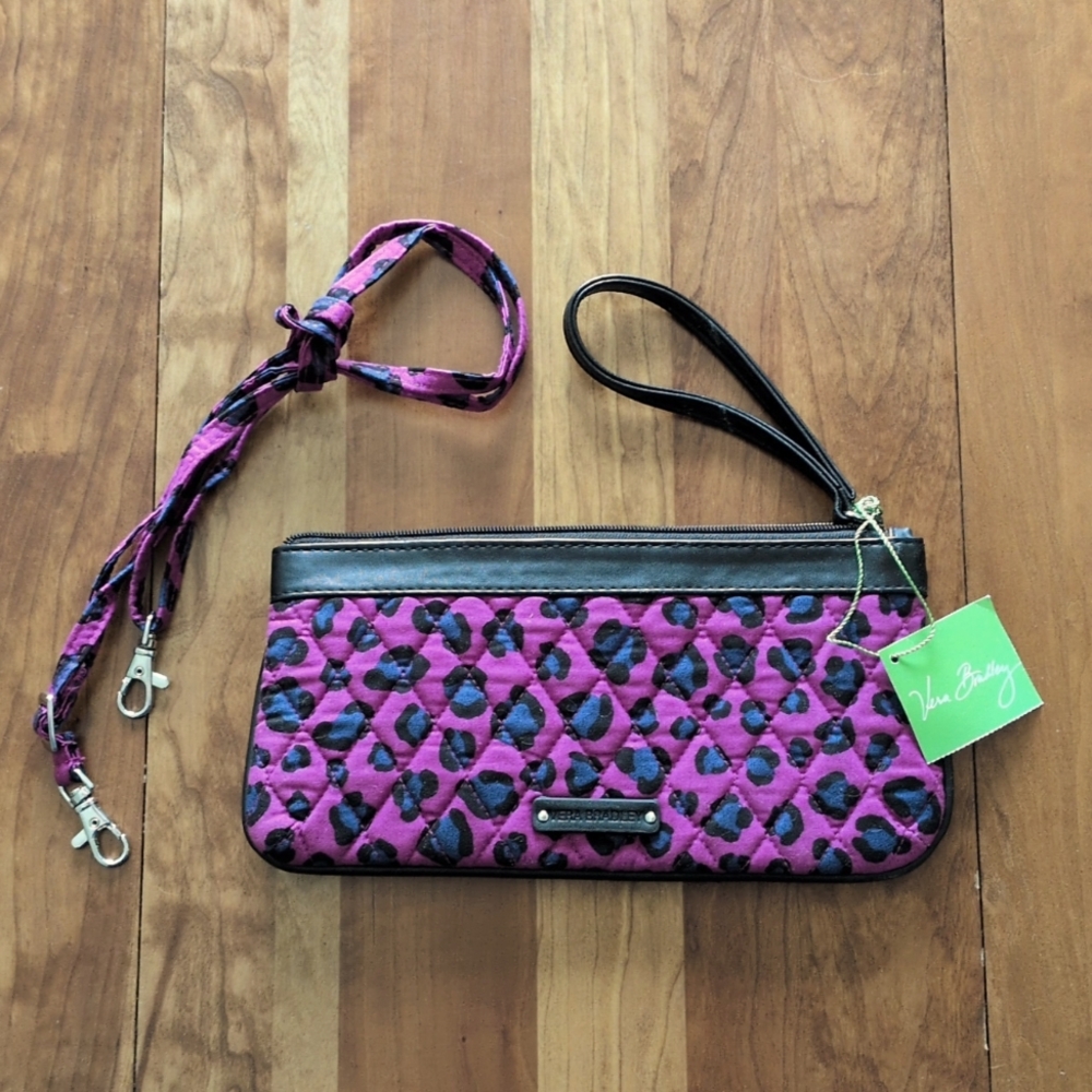 Vera Bradley Leopard Print Wristlet